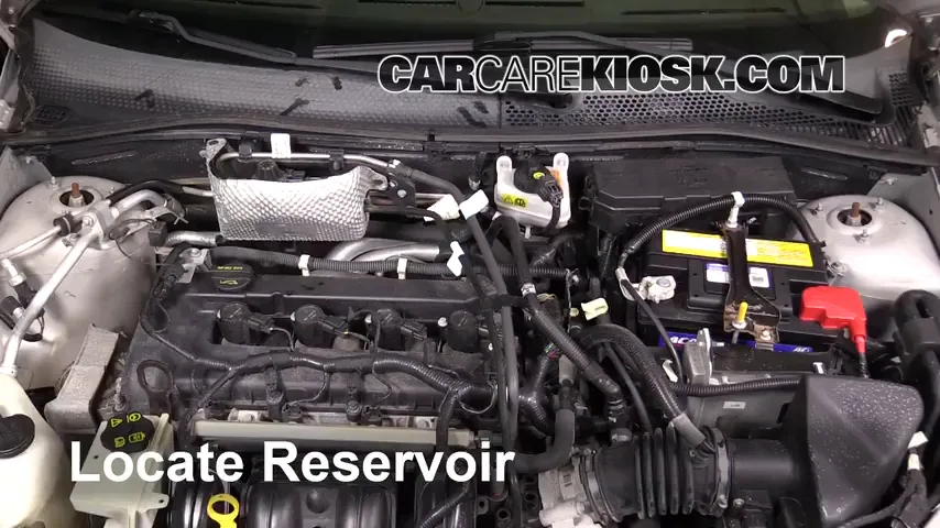 2008 Ford Focus SE 2.0L 4 Cyl. Coupe (2 Door) Líquido limpiaparabrisas Agregar líquido